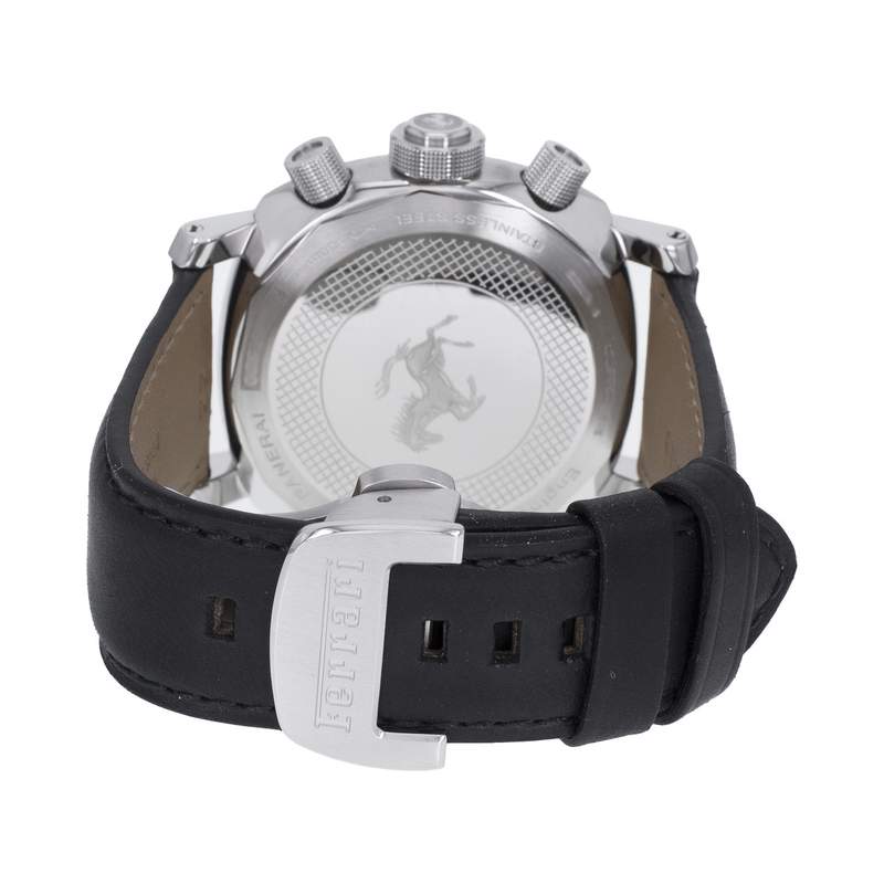 Montre d'occasion PANERAI Ferrari Scuderia Chronograph homme mouvement automatique certifié (cosc) bracelet cuir cresus - vue 3
