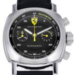 Montre d'occasion PANERAI Ferrari Scuderia Chronograph homme mouvement automatique certifié (cosc) bracelet cuir cresus - vue D1