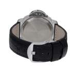 Montre d'occasion PANERAI Luminor Gmt homme mouvement automatique certifié (cosc) bracelet cuir cresus - vue 3