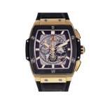 Montre d'occasion HUBLOT Spirit of Big Bang homme automatique bracelet cuir d'origine - vue 1