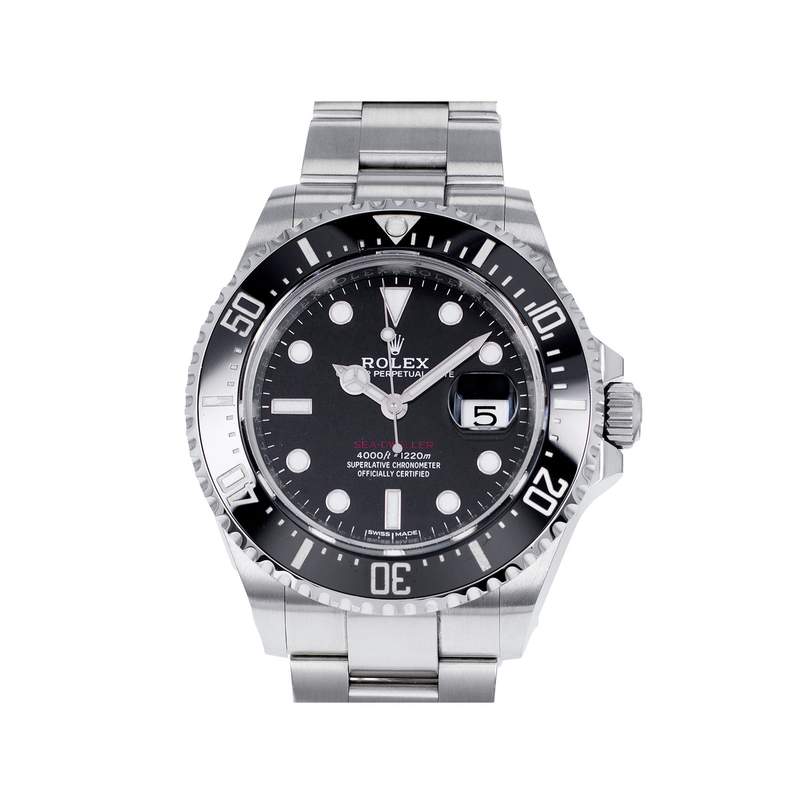 Montre d'occasion ROLEX Sea-Dweller 50th Anniversary homme mouvement automatique certifié (cosc) bracelet acier - vue 1