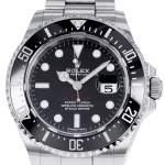 Montre d'occasion ROLEX Sea-Dweller 50th Anniversary homme mouvement automatique certifié (cosc) bracelet acier - vue D1