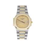 Montre d'occasion PATEK PHILIPPE Nautilus femme quartz bracelet or jaune 750/000 et acier - vue 1