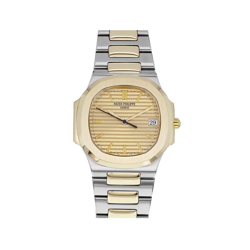 Montre d'occasion PATEK PHILIPPE Nautilus femme quartz bracelet or jaune 750/000 et acier - vue 1
