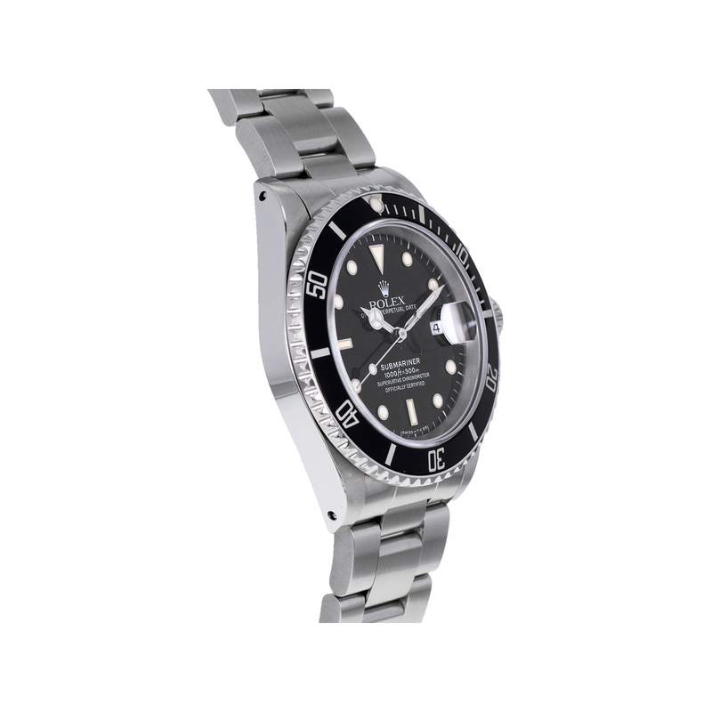 Montre d'occasion ROLEX Submariner Date homme mouvement automatique certifié (cosc) bracelet acier - vue 2