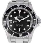 Montre d'occasion ROLEX Submariner Vintage homme mouvement automatique certifié (cosc) bracelet acier - vue D1