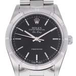 Montre d'occasion ROLEX Air King Precision homme automatique bracelet acier - vue D1
