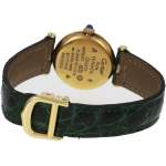 Montre d'occasion CARTIER Vendôme femme quartz bracelet cuir cresus - vue 3