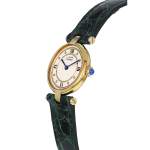 Montre d'occasion CARTIER Vendôme femme quartz bracelet cuir cresus - vue D2