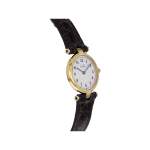 Montre d'occasion CARTIER Must Vendôme femme quartz bracelet cuir cresus - vue 2
