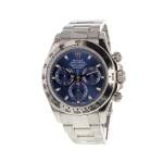 Montre d'occasion ROLEX Cosmograph Daytona homme mouvement automatique certifié (cosc) bracelet or blanc 750/000 - vue 1
