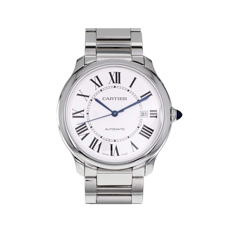 Montre d'occasion CARTIER Ronde Croisière homme automatique bracelet acier - vue 1