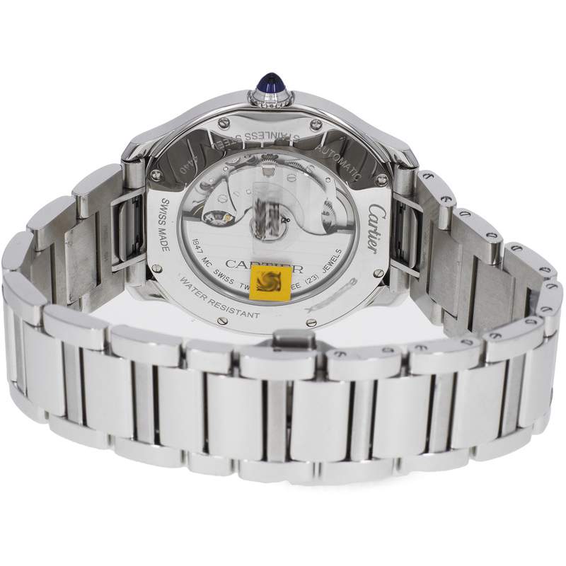 Montre d'occasion CARTIER Ronde Croisière homme automatique bracelet acier - vue 3