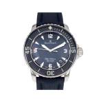 Montre d'occasion BLANCPAIN Fifty Fathoms homme mouvement automatique certifié (cosc) bracelet textile - vue 1