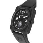 Montre d'occasion BELL & ROSS BR03-92 RAID Limited Edition homme automatique bracelet caoutchouc - vue D2