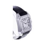 Montre d'occasion CARTIER Santos 100 XL homme automatique bracelet cuir cresus - vue 2