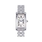 Montre d'occasion CARTIER Tank Américaine femme quartz bracelet or blanc 750/000 - vue 1