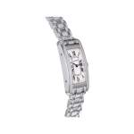 Montre d'occasion CARTIER Tank Américaine femme quartz bracelet or blanc 750/000 - vue 2