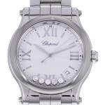Montre d'occasion CHOPARD Happy Sport femme quartz bracelet acier - vue D1