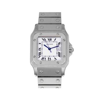Montre d'occasion CARTIER Santos mixte automatique bracelet acier