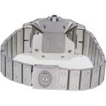 Montre d'occasion CARTIER Santos mixte automatique bracelet acier - vue 3