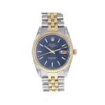 Montre d'occasion ROLEX Oyster Perpetual Date homme mouvement automatique certifié (cosc) bracelet or jaune 750/000 et acier - vue 1