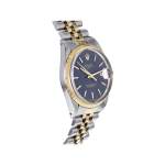 Montre d'occasion ROLEX Oyster Perpetual Date homme mouvement automatique certifié (cosc) bracelet or jaune 750/000 et acier - vue 2