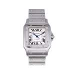 Montre d'occasion CARTIER Santos mixte automatique bracelet acier - vue 1