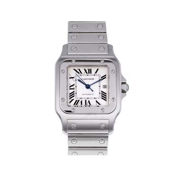 Montre d'occasion CARTIER Santos mixte automatique bracelet acier