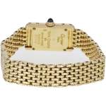 Montre d'occasion CARTIER Tank femme quartz bracelet or jaune 750/000 - vue 3