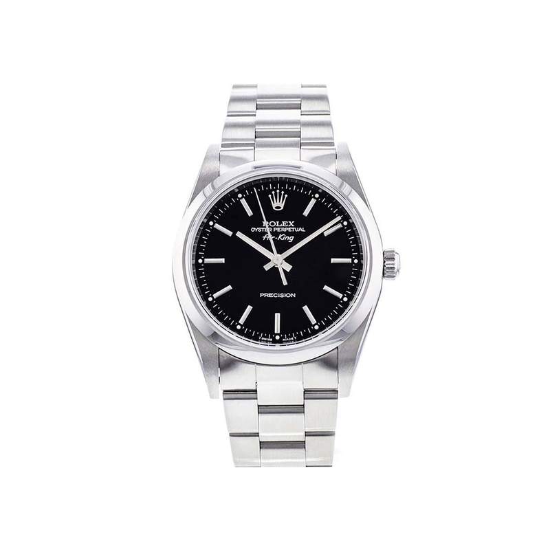 Montre d'occasion ROLEX Air King Precision homme automatique bracelet acier - vue 1