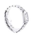 Montre d'occasion CARTIER Tank Française femme quartz bracelet acier - vue 2