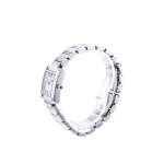 Montre d'occasion CARTIER Tank Française femme quartz bracelet acier - vue D2