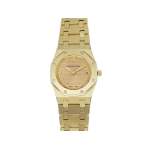 Montre d'occasion AUDEMARS PIGUET Royal Oak Lady femme quartz bracelet or jaune 750/000 - vue 1