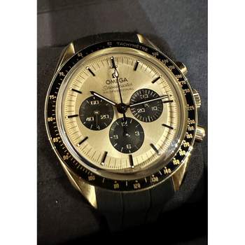 Montre d'occasion OMEGA Speedmaster homme mouvement automatique certifié (cosc) bracelet caoutchouc