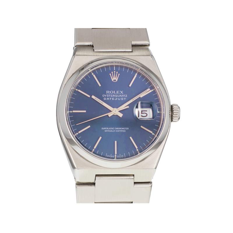 Montre d'occasion ROLEX DateJust Oysterquartz homme quartz bracelet acier - vue 1