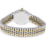 Montre d'occasion CARTIER Must 21 Moyen Modèle femme quartz bracelet acier et plaqué or - vue 3