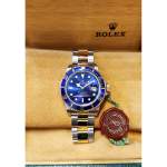 Montre d'occasion ROLEX Submariner Date homme mouvement automatique certifié (cosc) bracelet or jaune 750/000 et acier - vue D3