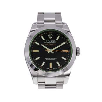 Montre d'occasion ROLEX Milgauss GV homme mouvement automatique certifié (cosc) bracelet acier