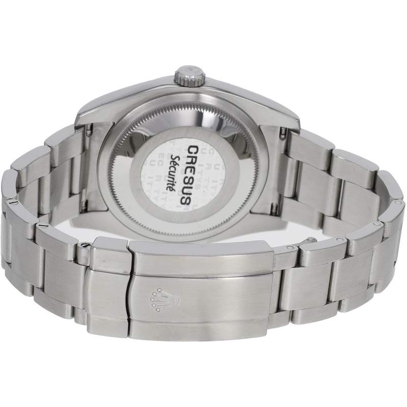 Montre d'occasion ROLEX Oyster Perpetual homme mouvement automatique certifié (cosc) bracelet acier - vue 3