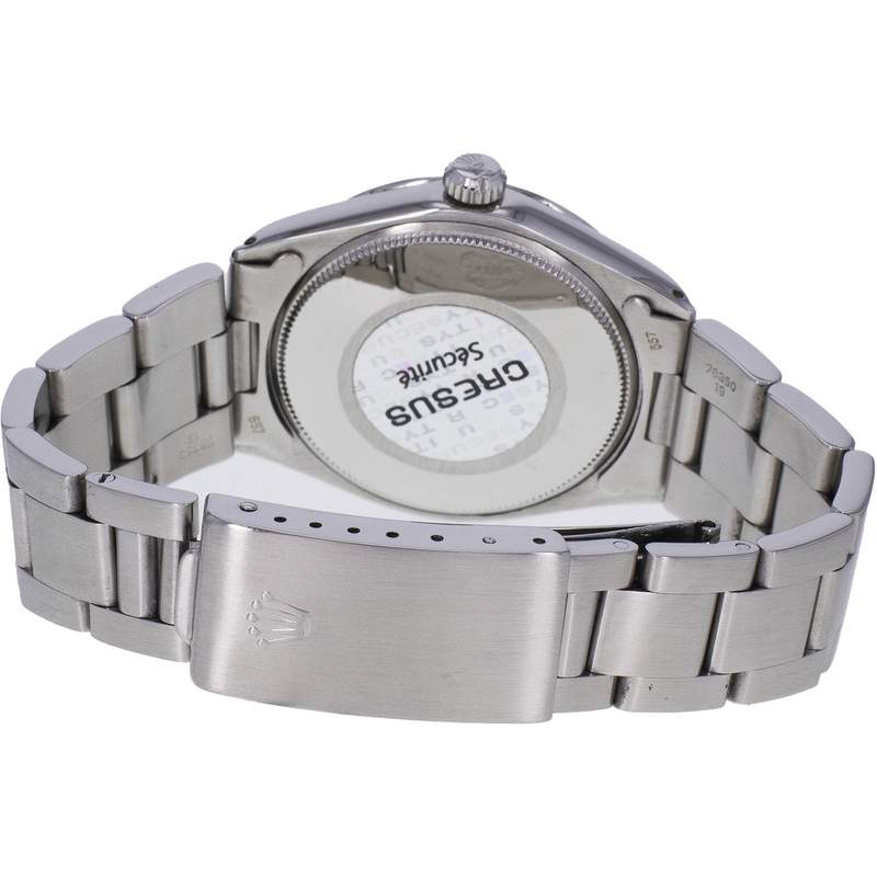 Montre d'occasion ROLEX Air King Precision Vintage mixte automatique bracelet acier - vue 3