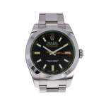 Montre d'occasion ROLEX Milgauss GV homme mouvement automatique certifié (cosc) bracelet acier - vue 1