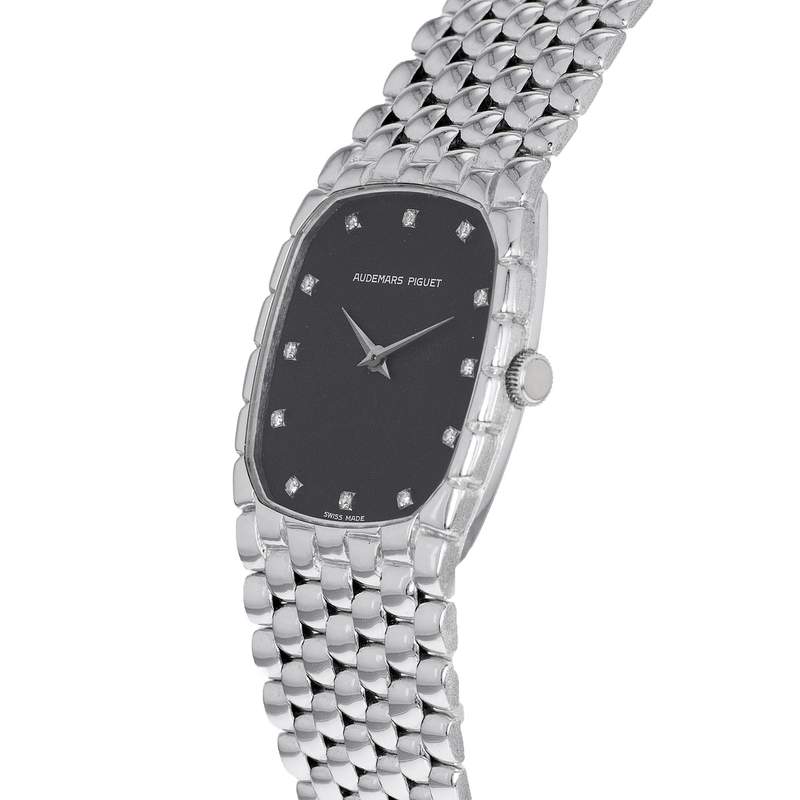 Montre d'occasion AUDEMARS PIGUET Cobra mixte mécanique bracelet or blanc 750/000 - vue D2