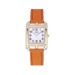 Montre d'occasion HERMES Cape Cod femme quartz bracelet cuir d'origine - vue 1