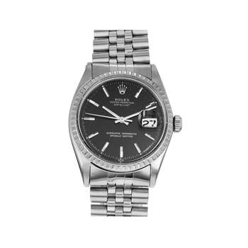 Montre d'occasion ROLEX DateJust homme mouvement automatique certifié (cosc) bracelet acier