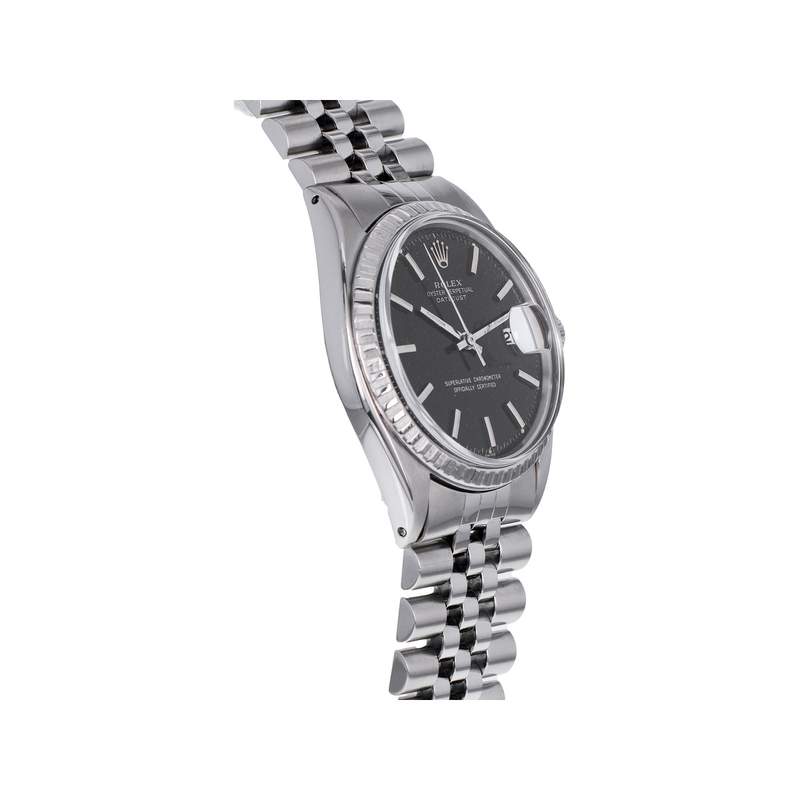 Montre d'occasion ROLEX DateJust homme mouvement automatique certifié (cosc) bracelet acier - vue 2