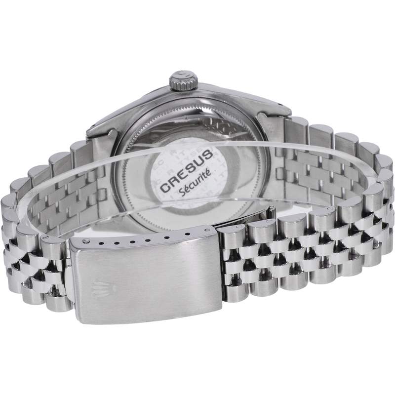 Montre d'occasion ROLEX DateJust homme mouvement automatique certifié (cosc) bracelet acier - vue 3