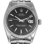 Montre d'occasion ROLEX DateJust homme mouvement automatique certifié (cosc) bracelet acier - vue D1