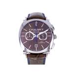 Montre d'occasion CHAUMET Dandy Chronographe homme automatique bracelet cuir d'origine - vue 1
