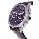 Montre d'occasion CHAUMET Dandy Chronographe homme automatique bracelet cuir d'origine - vue D2